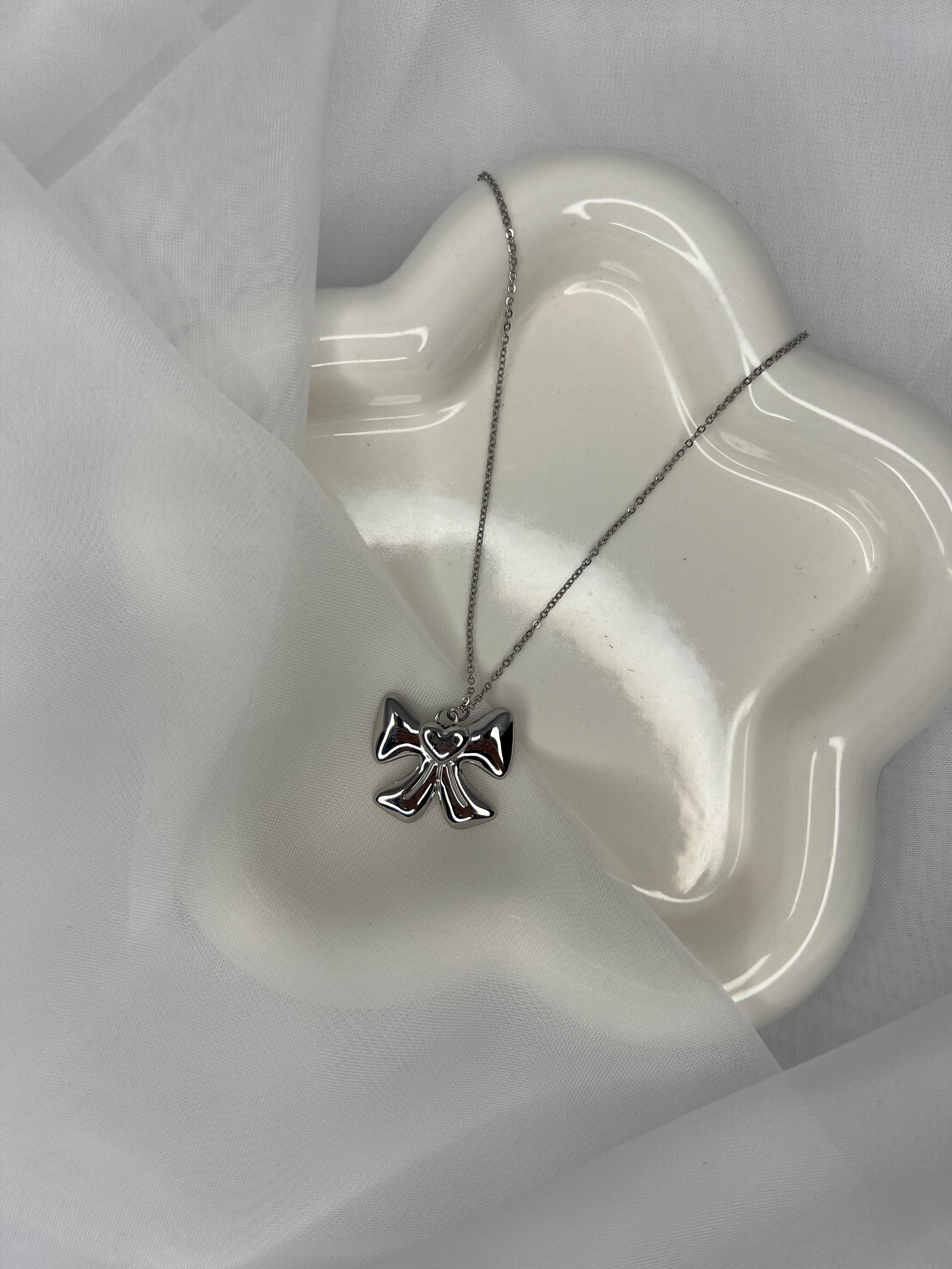 Collar Lazo Plateado