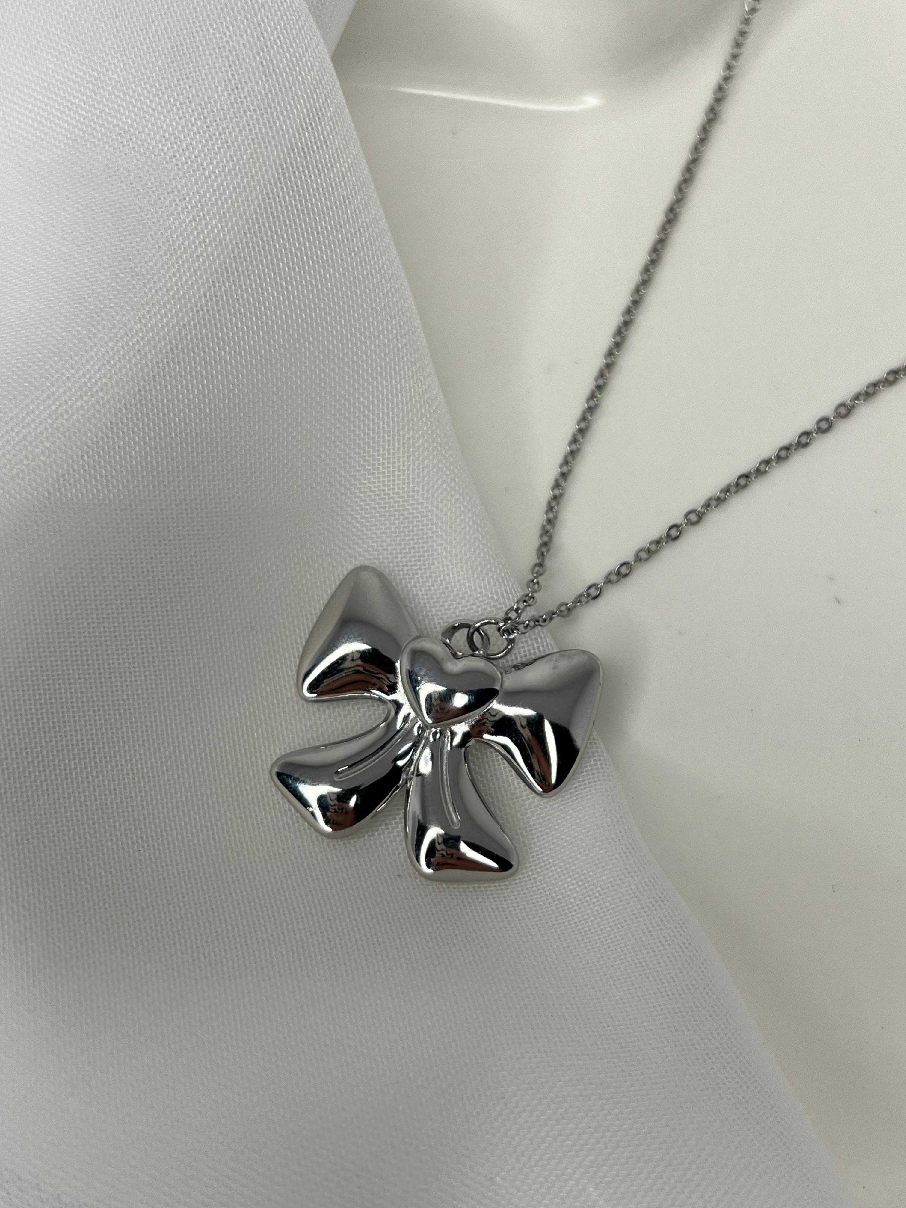 Collar Lazo Plateado