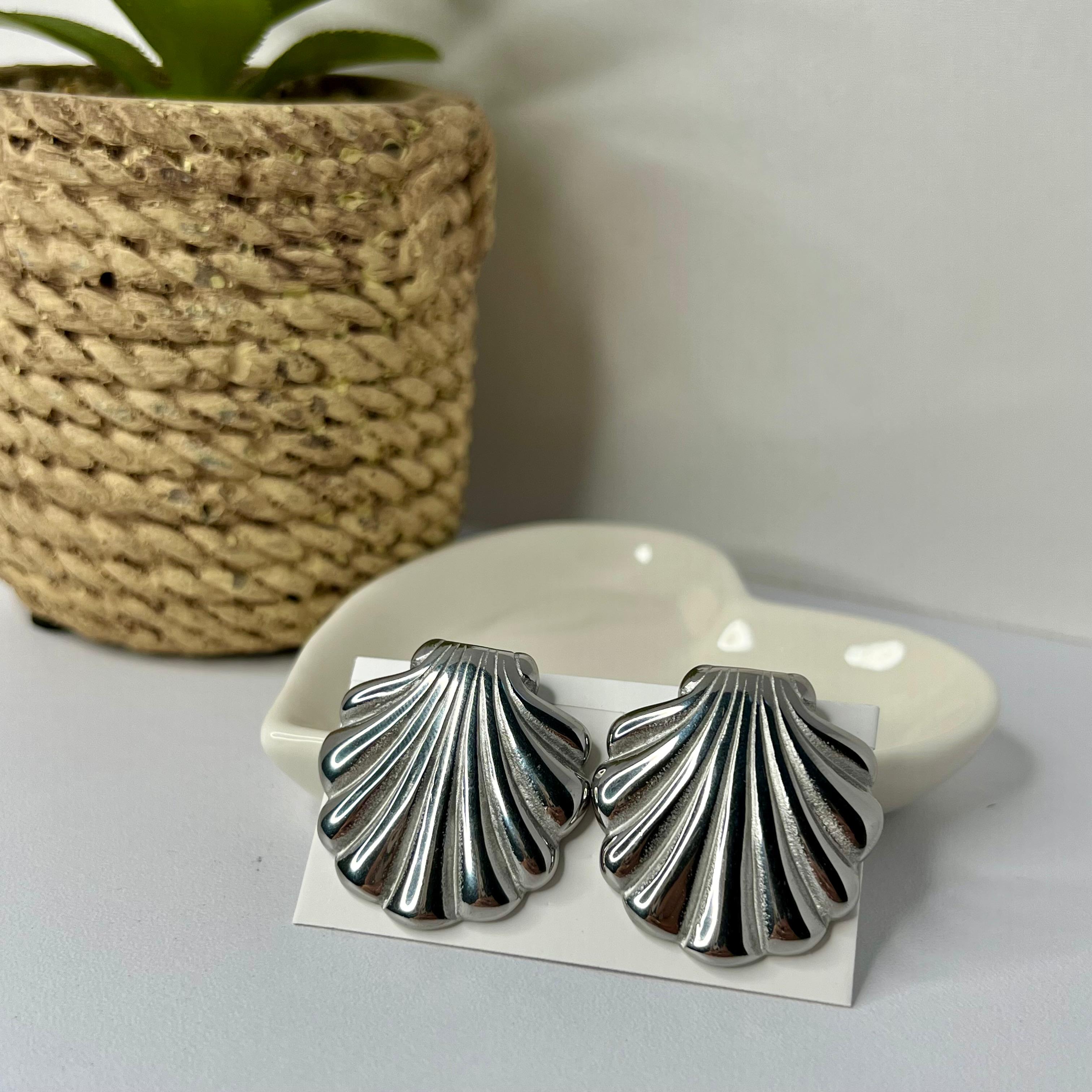 Aretes Melody Plateados