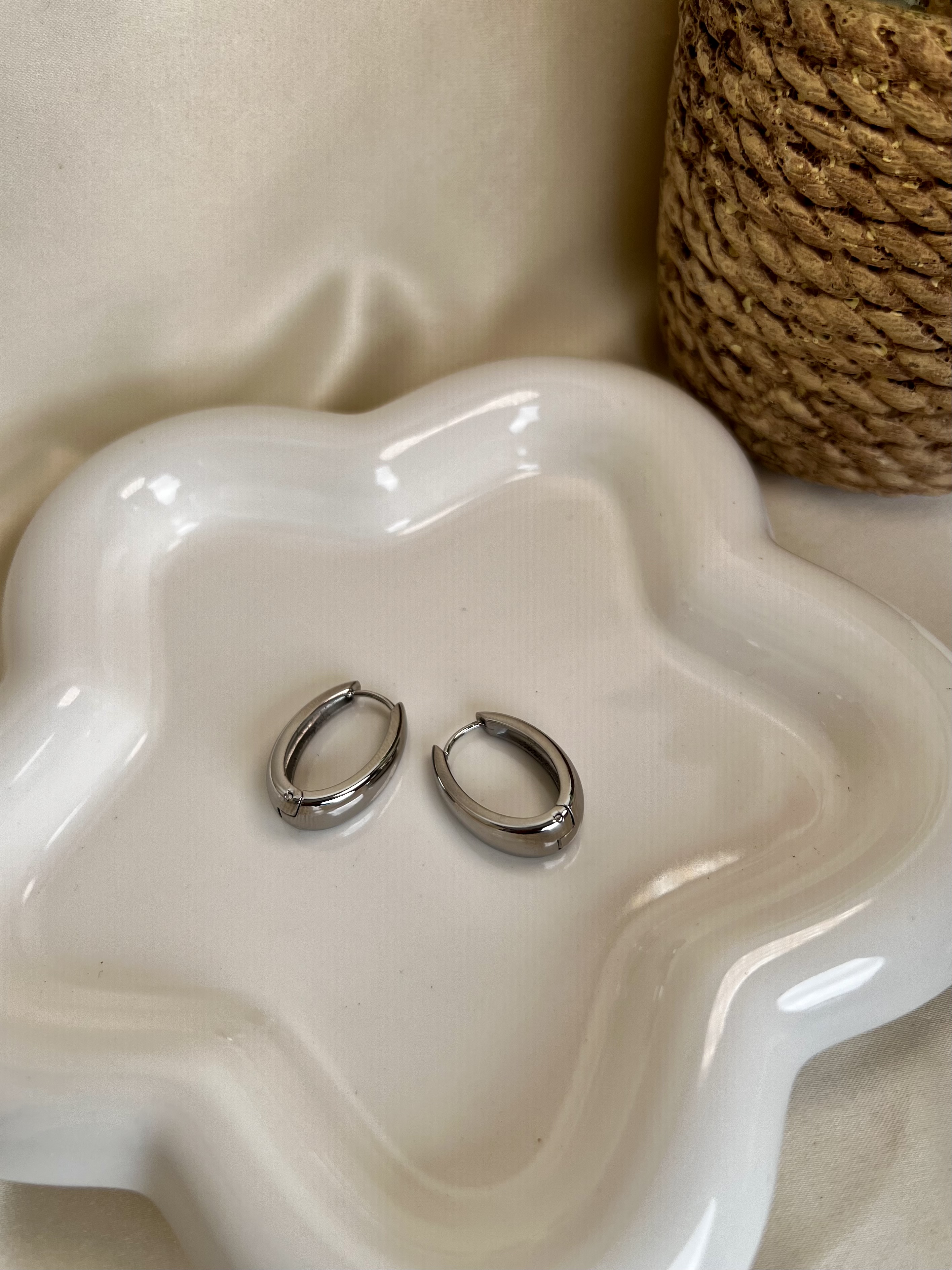 Argollas Iris Plateado