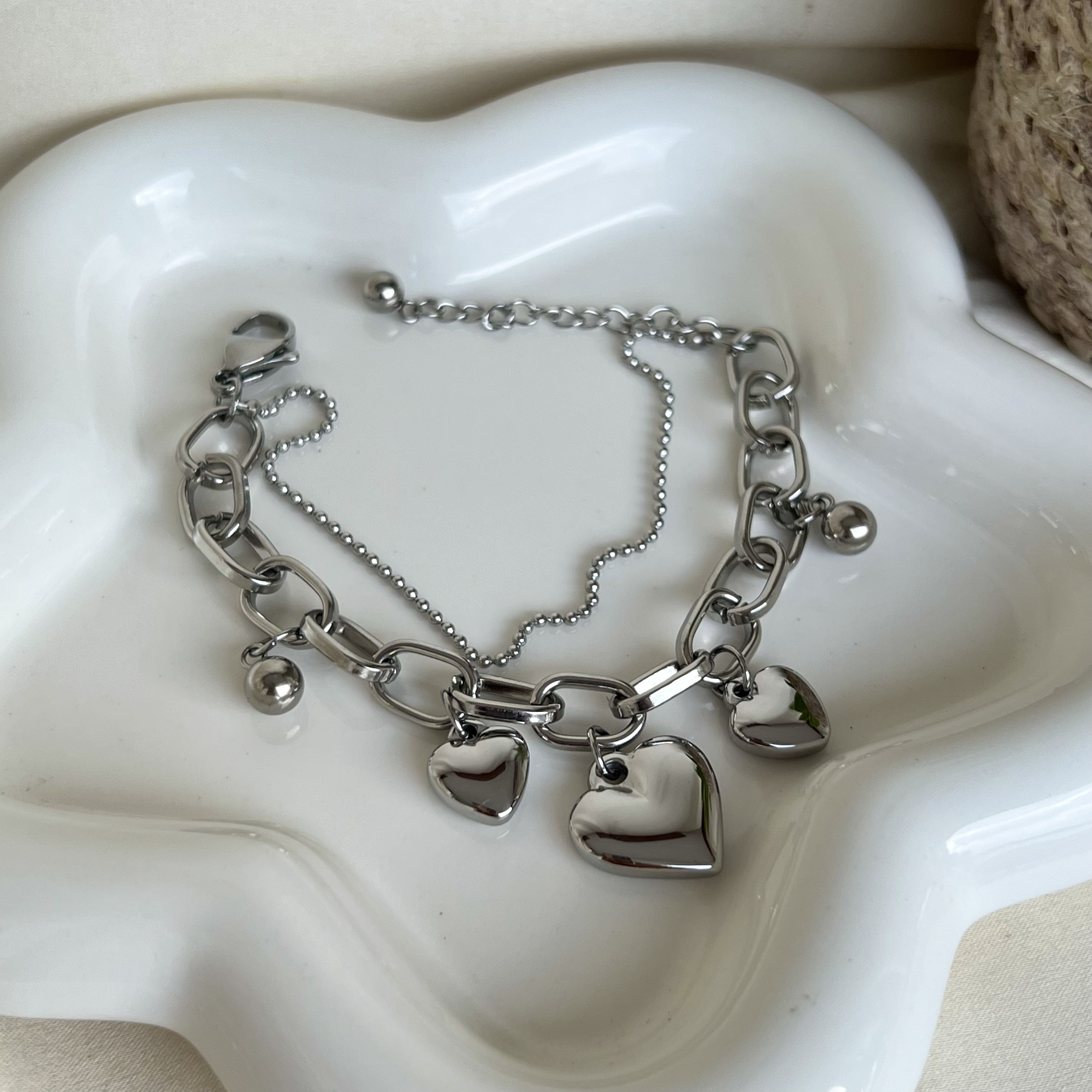 Pulsera Plateada Sassy 