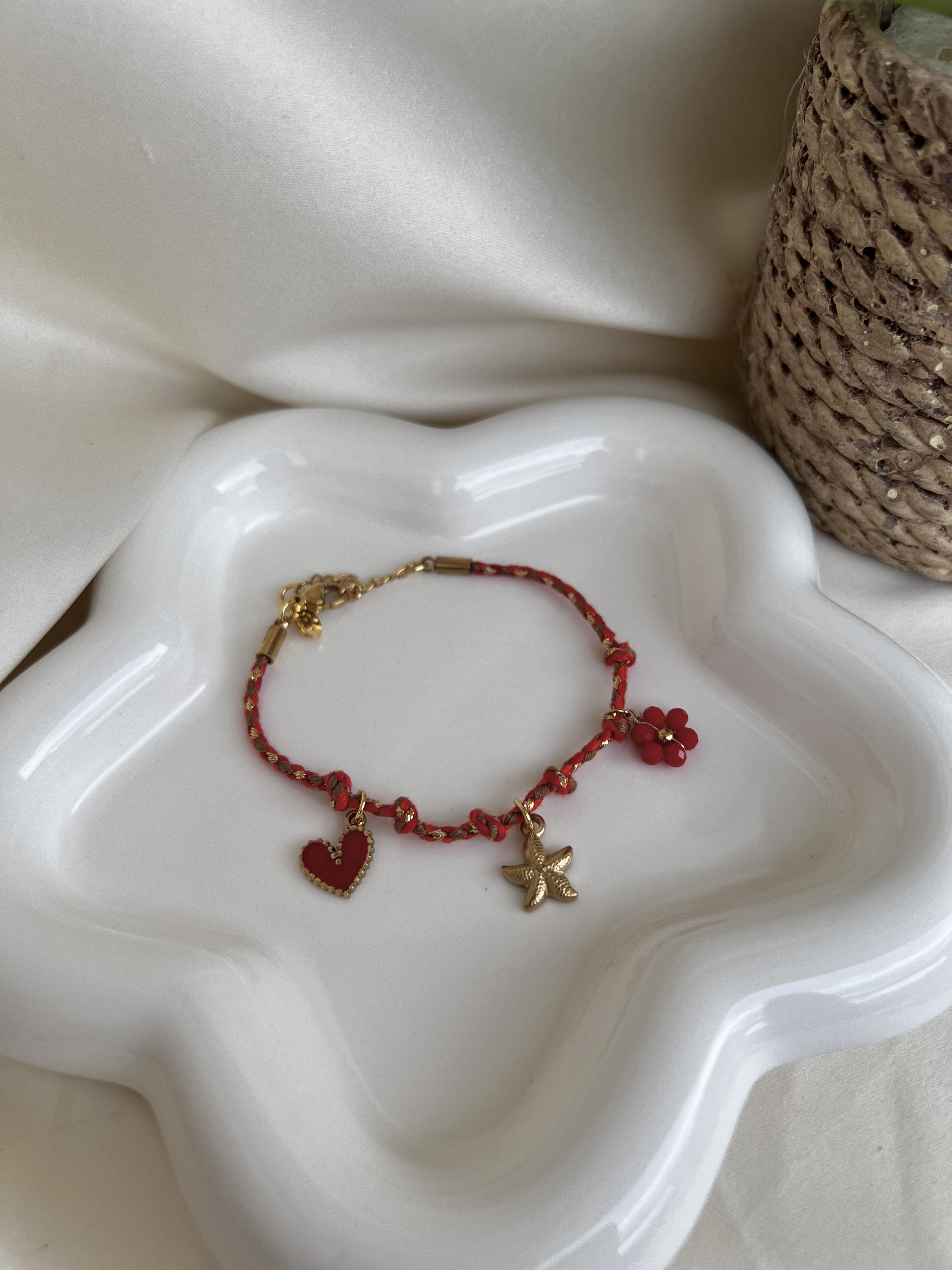 Pulsera Charms Red