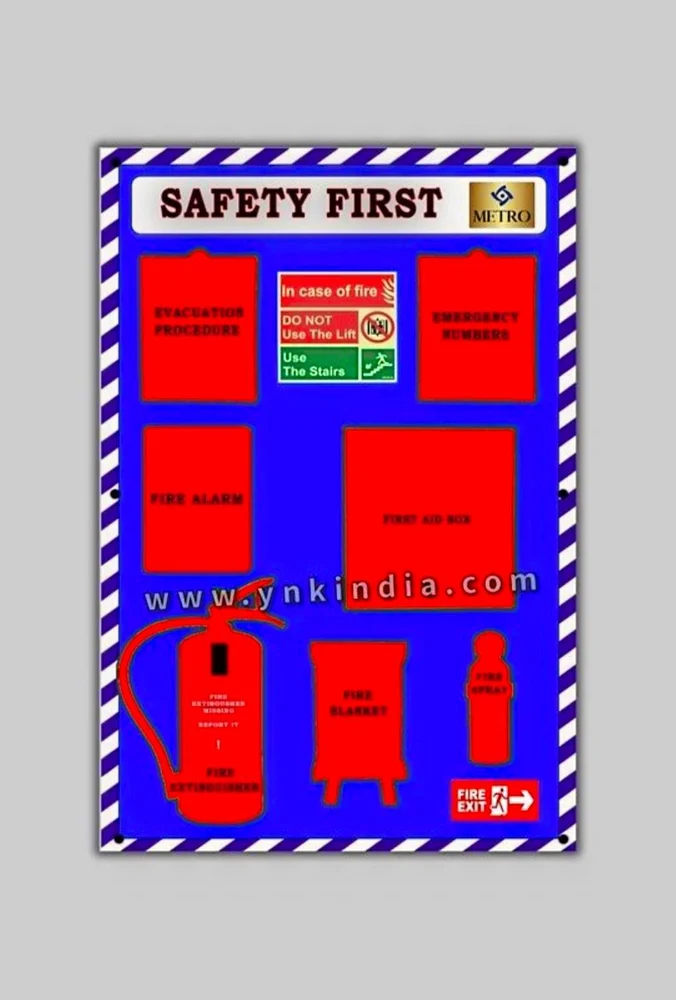 Fire Safety First Shadow Board