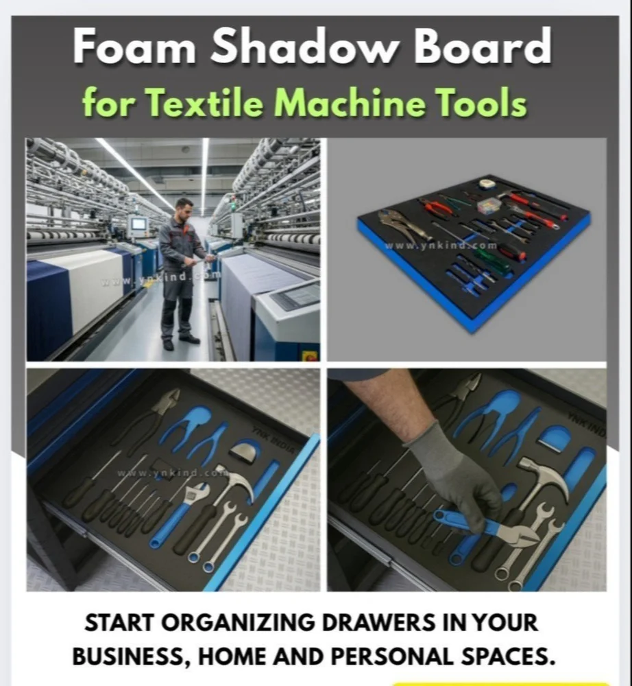 Foam Shadow Board For Electric Bike Tools