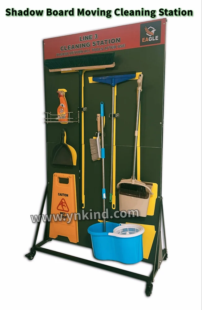 Moveable Cleaning Tool Shadow Board