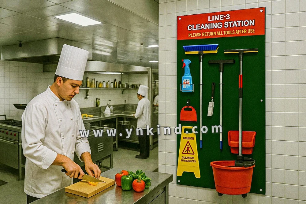 5s Cleaning Station Shadow Board For Warehouse