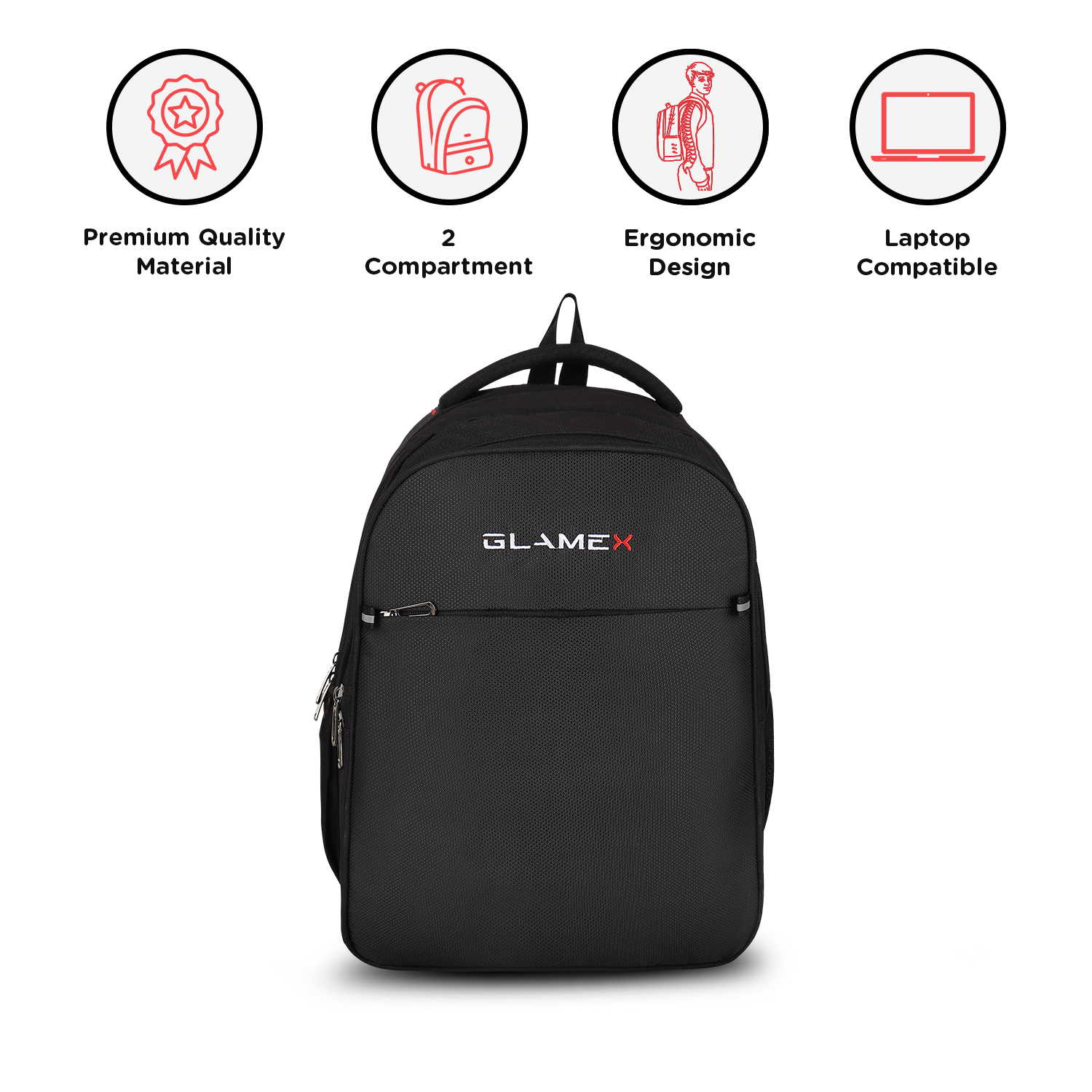 Glamex Manager Office Backpack - Stylish, Durable, and Spacious for Daily Use