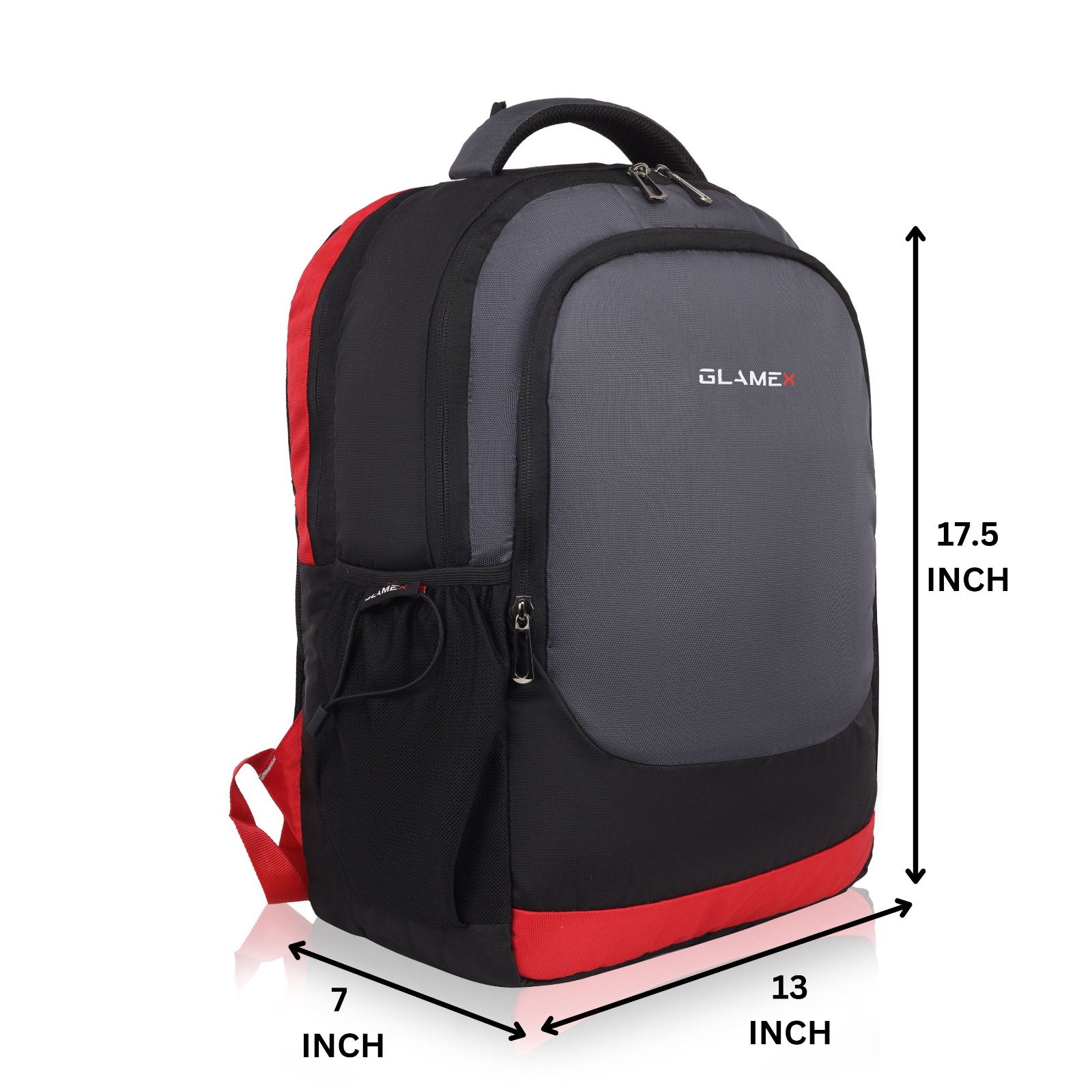 Glamex Realme Black Laptop Backpack with Antitheft Pocket - 32L Capacity