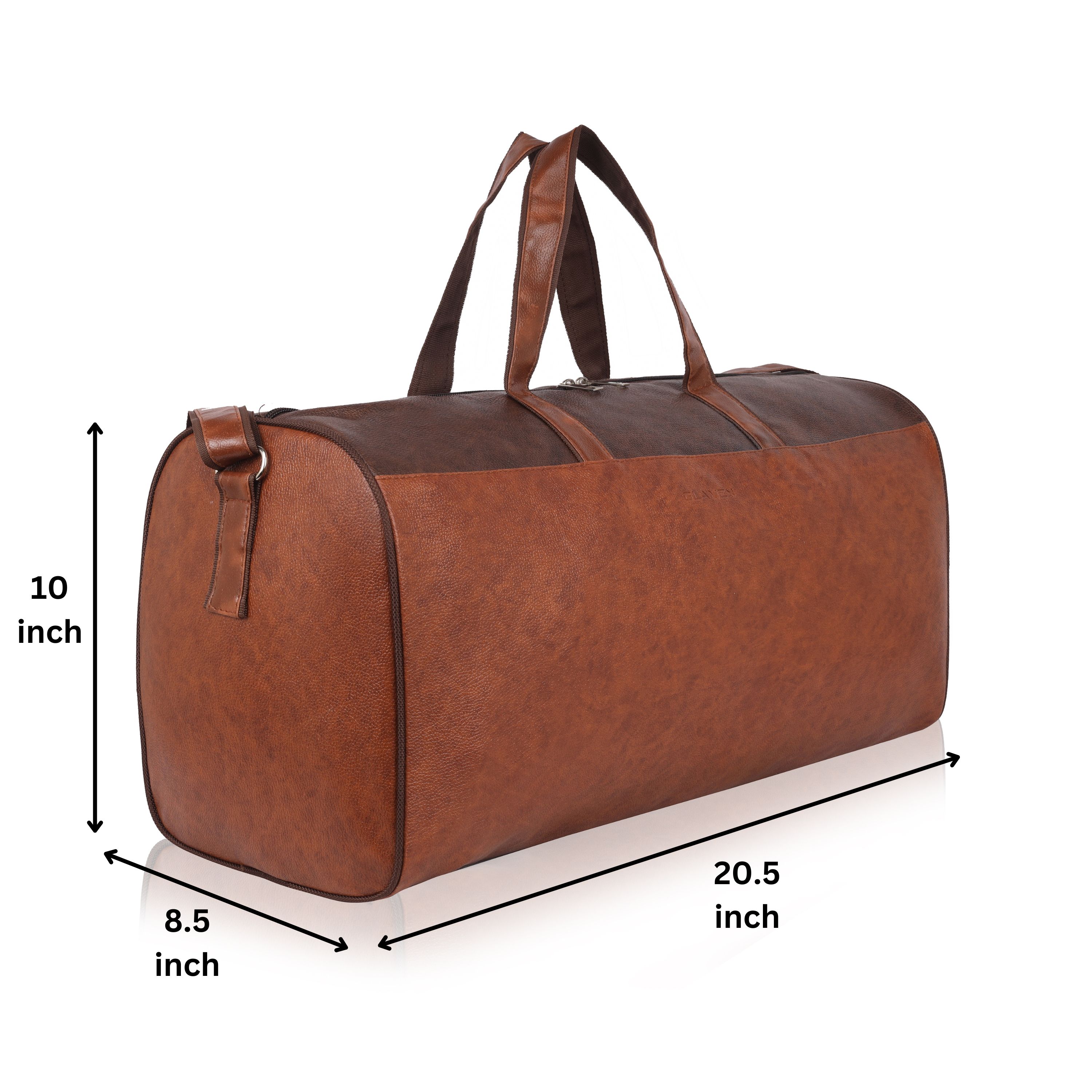 Glamex Premium Synthetic Leather Duffle Bag - Stylish and Durable Travel Essential
