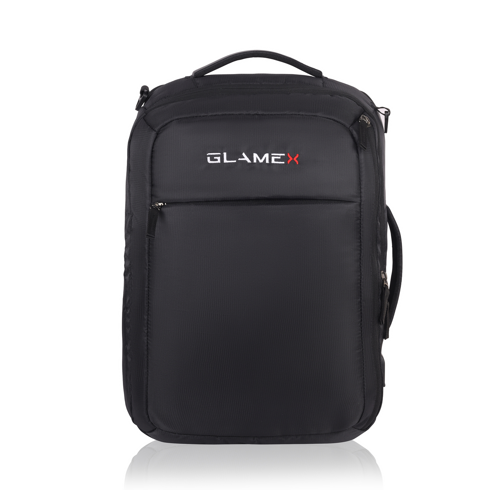 Glamex Flexpack Convertible Backpack – 26L, Black, Unisex Travel Bag for Versatile Use