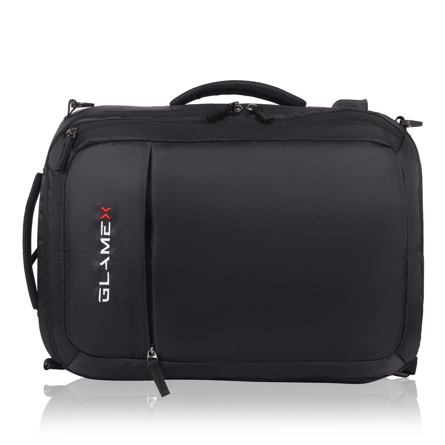 Glamex Flexpack Convertible Backpack – 26L, Black, Unisex Travel Bag for Versatile Use