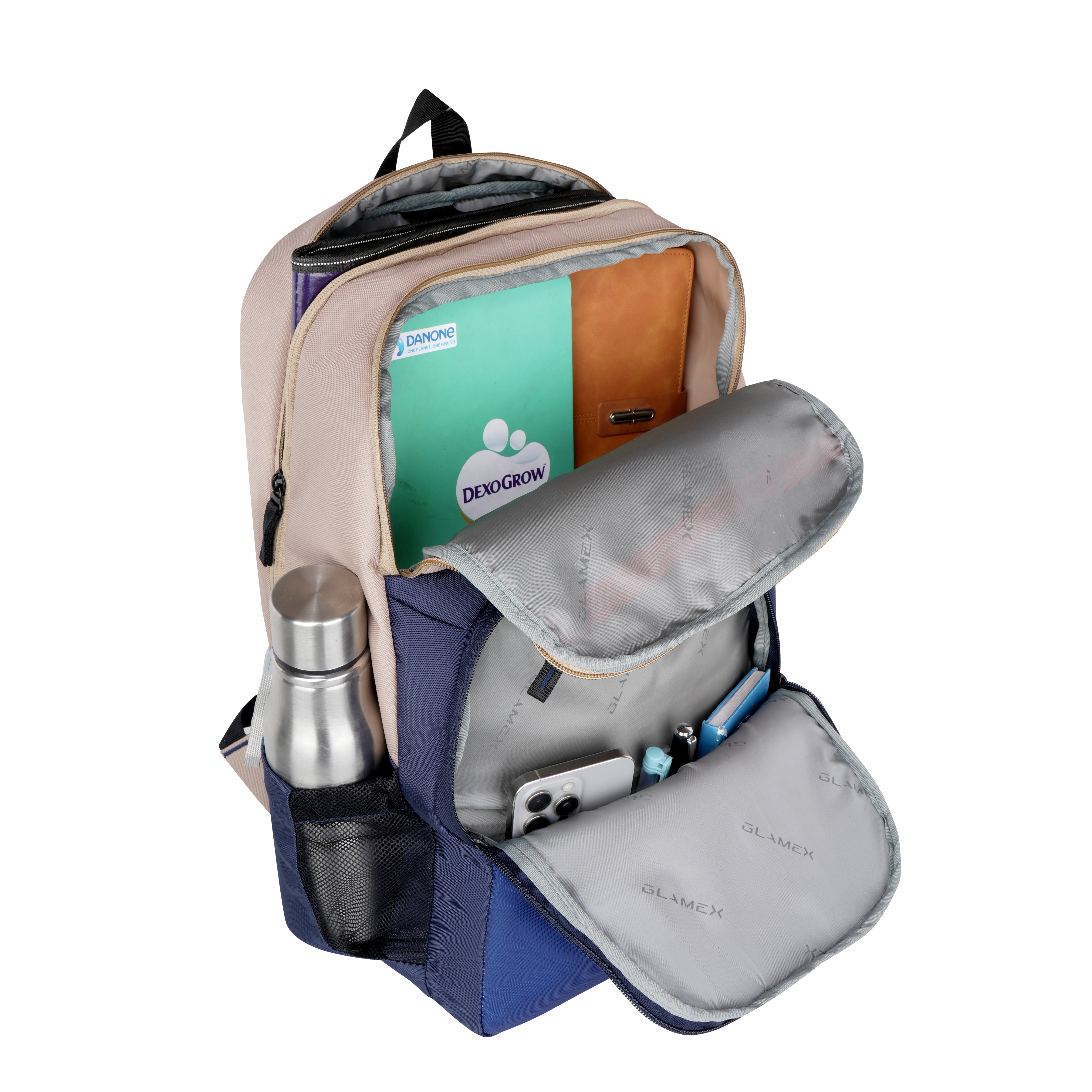 GLAMEX TravelMate Backpack Colorful and versatile backpack for everyday adventures.