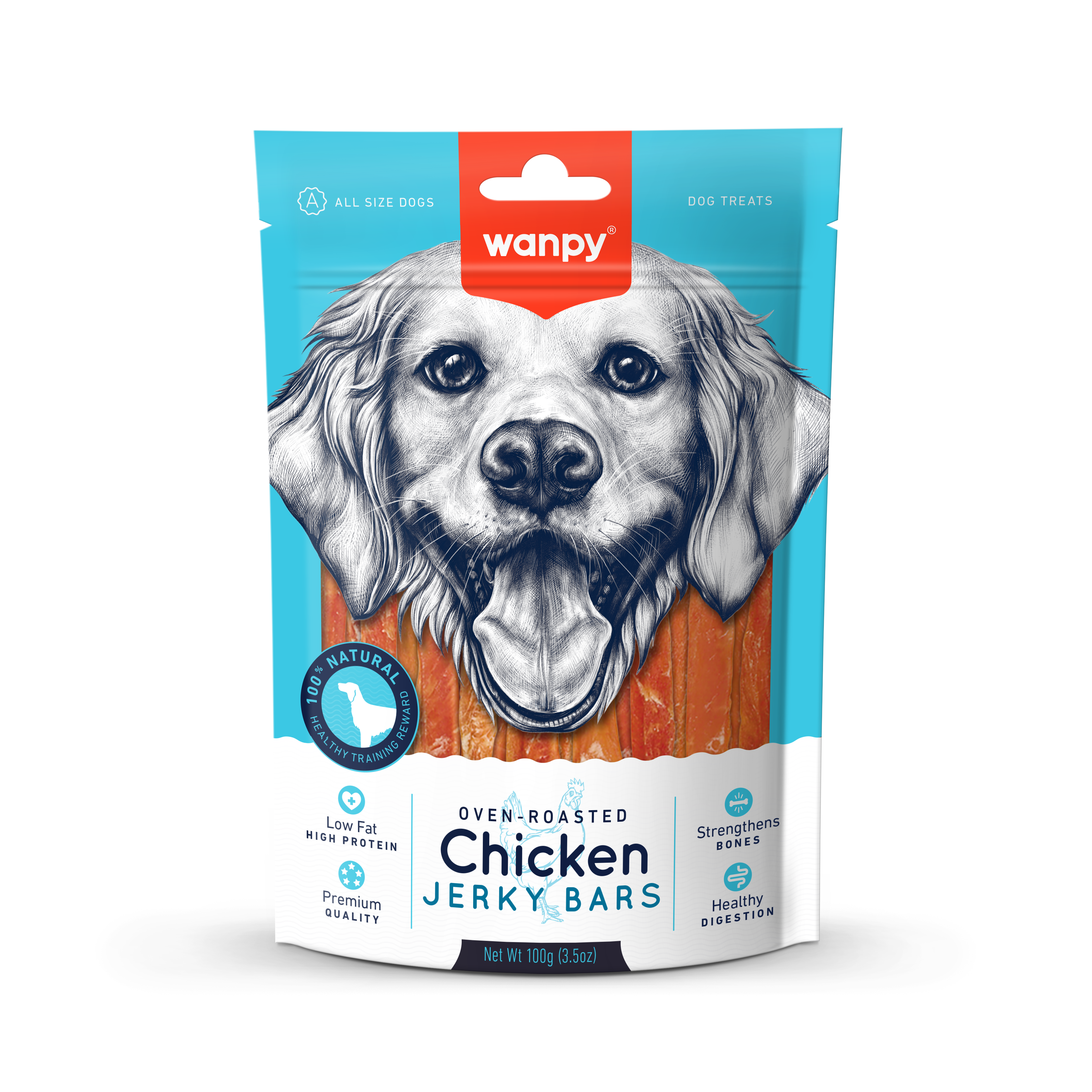 Oven roasted chicken jerky bars