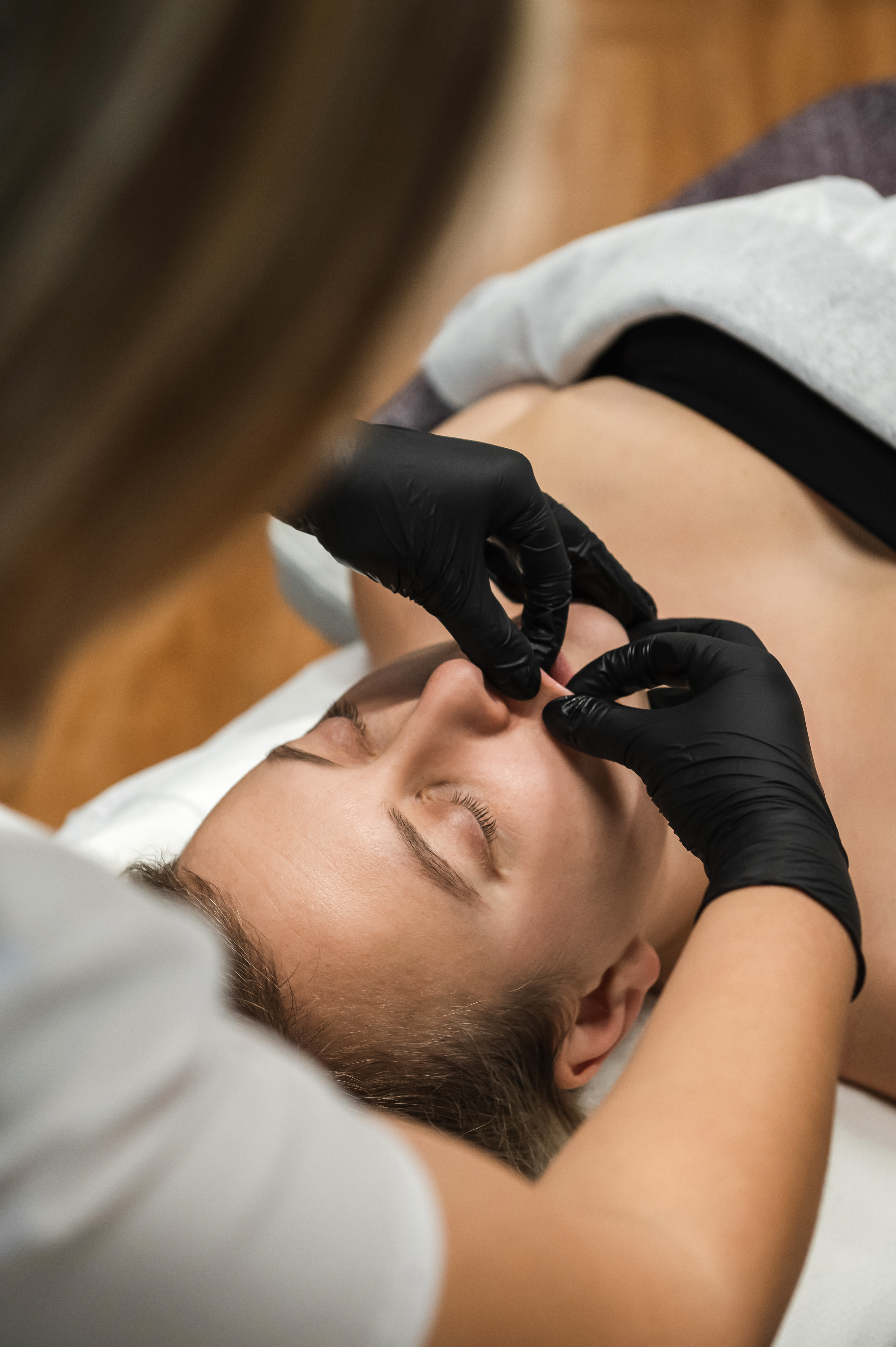 Express intraoralinis veido masažas