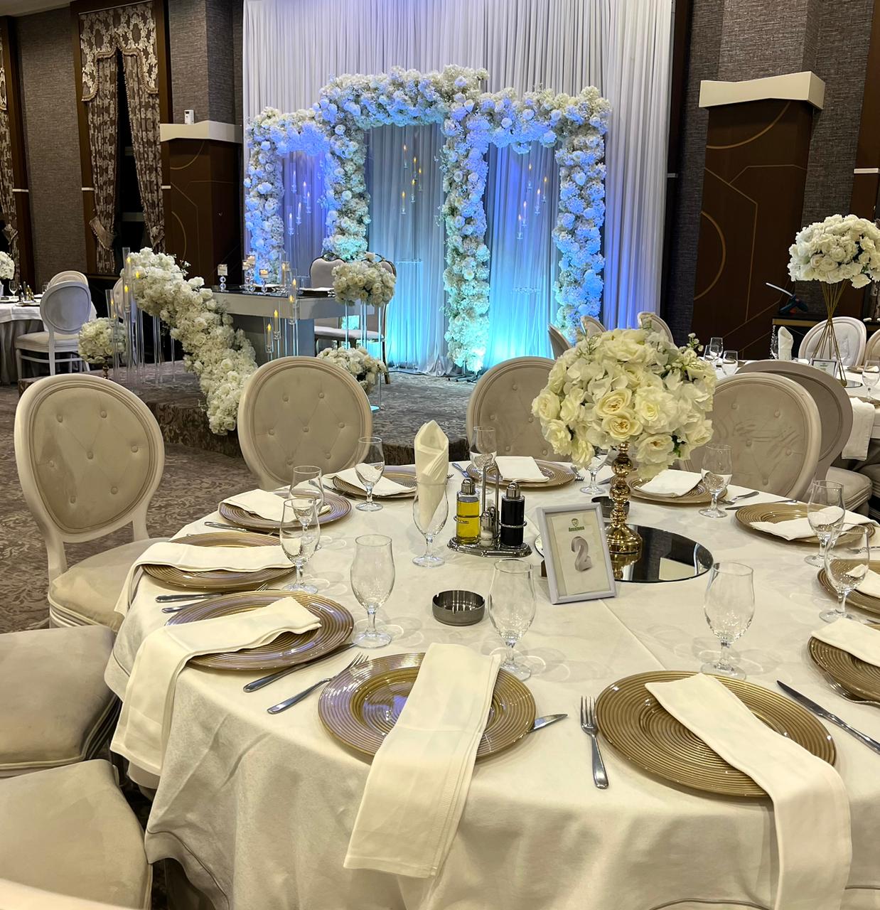 Elegant Wedding Reception Set