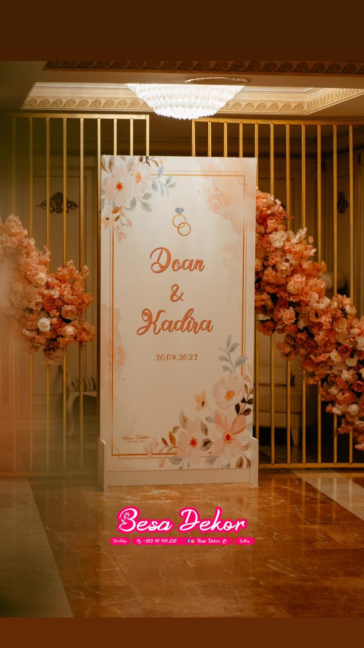 Custom Wedding Backdrop