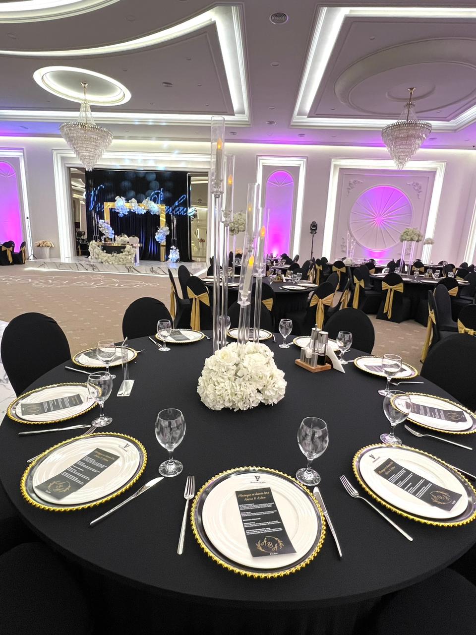 Elegant Wedding Reception Setup