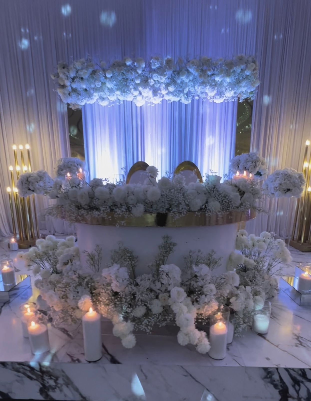 Elegant Wedding Reception Setup