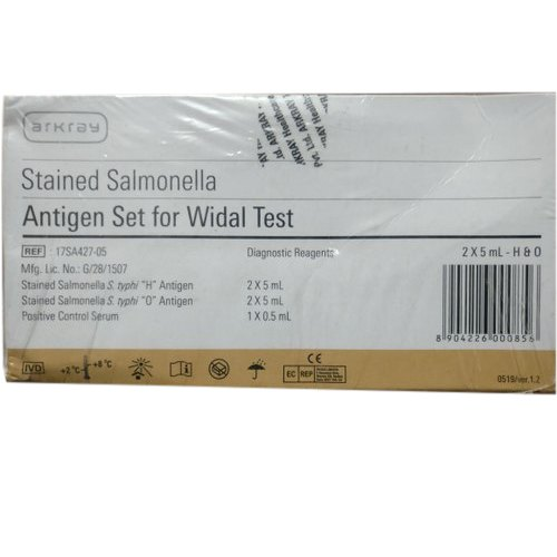 Stained Salmonella Antigen Set for Widal Test