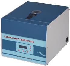 Microprocessor-based laboratory centrifuge