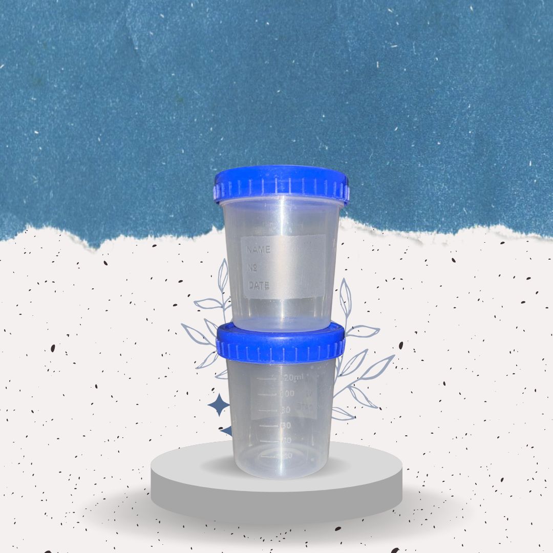 Plastic Storage Containers | urine container 100ml pack of 50pcs