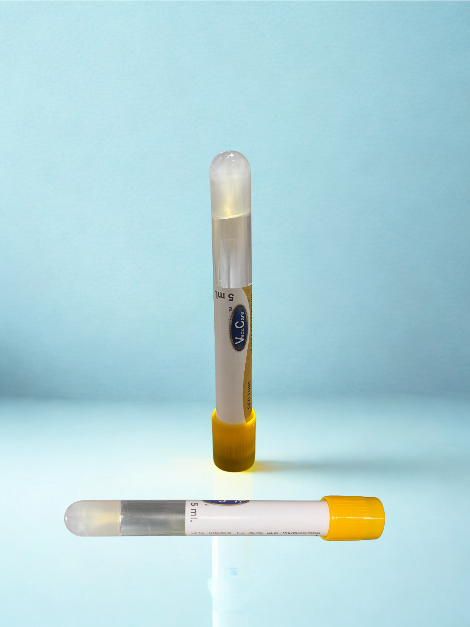 GFC+GEL Vacutainer Blood Collection Tubes 5ML PACK OF 10 TUBES