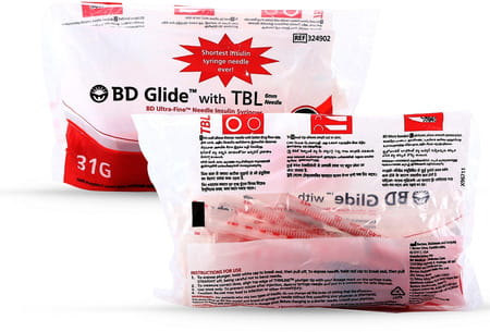 BD Ultra-Fine Insulin Syringes pack of 100 pcs