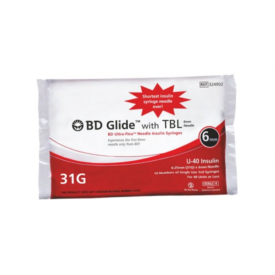 BD Ultra-Fine Insulin Syringes pack of 100 pcs