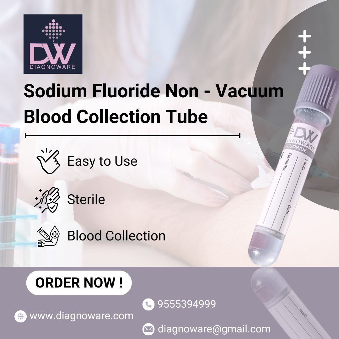 Sodium Fluoride Non-Vacuum Blood Collection Tube