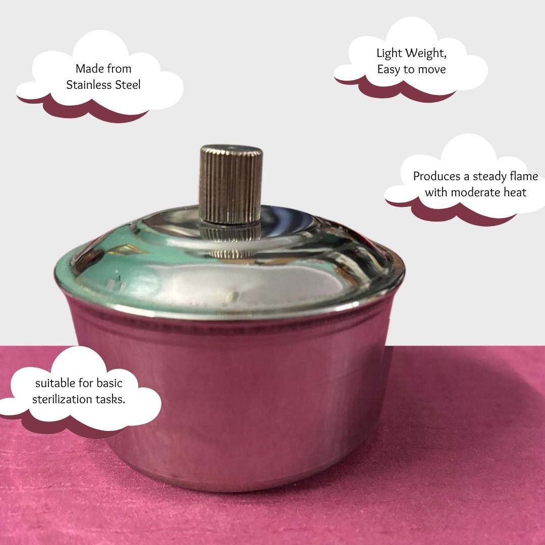 Stainless Steel Alcohol Burner