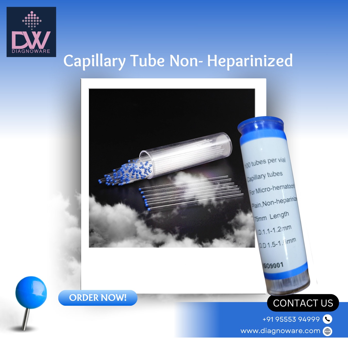 Capillary Tube Non-Heparinized