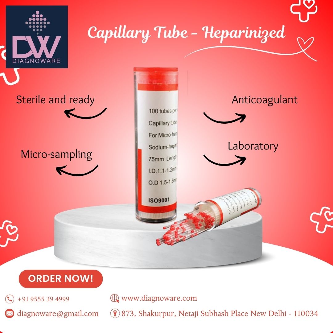 Capillary Tube - Heparinized
