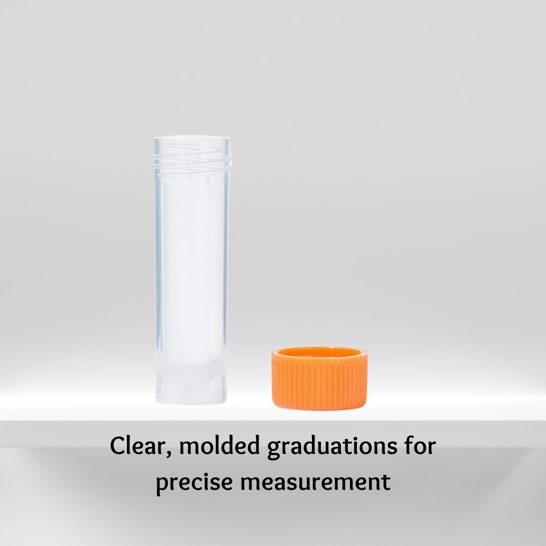 Graduated Plastic Vial