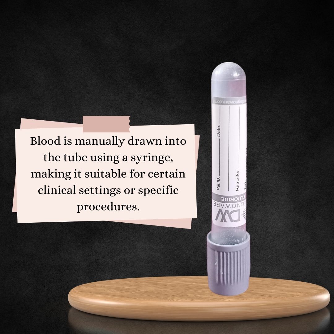 sodium fluoride non vacuum 2ml Blood Collection Tube