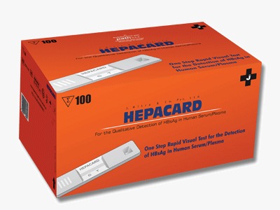 Hepacard pack of 100 kits