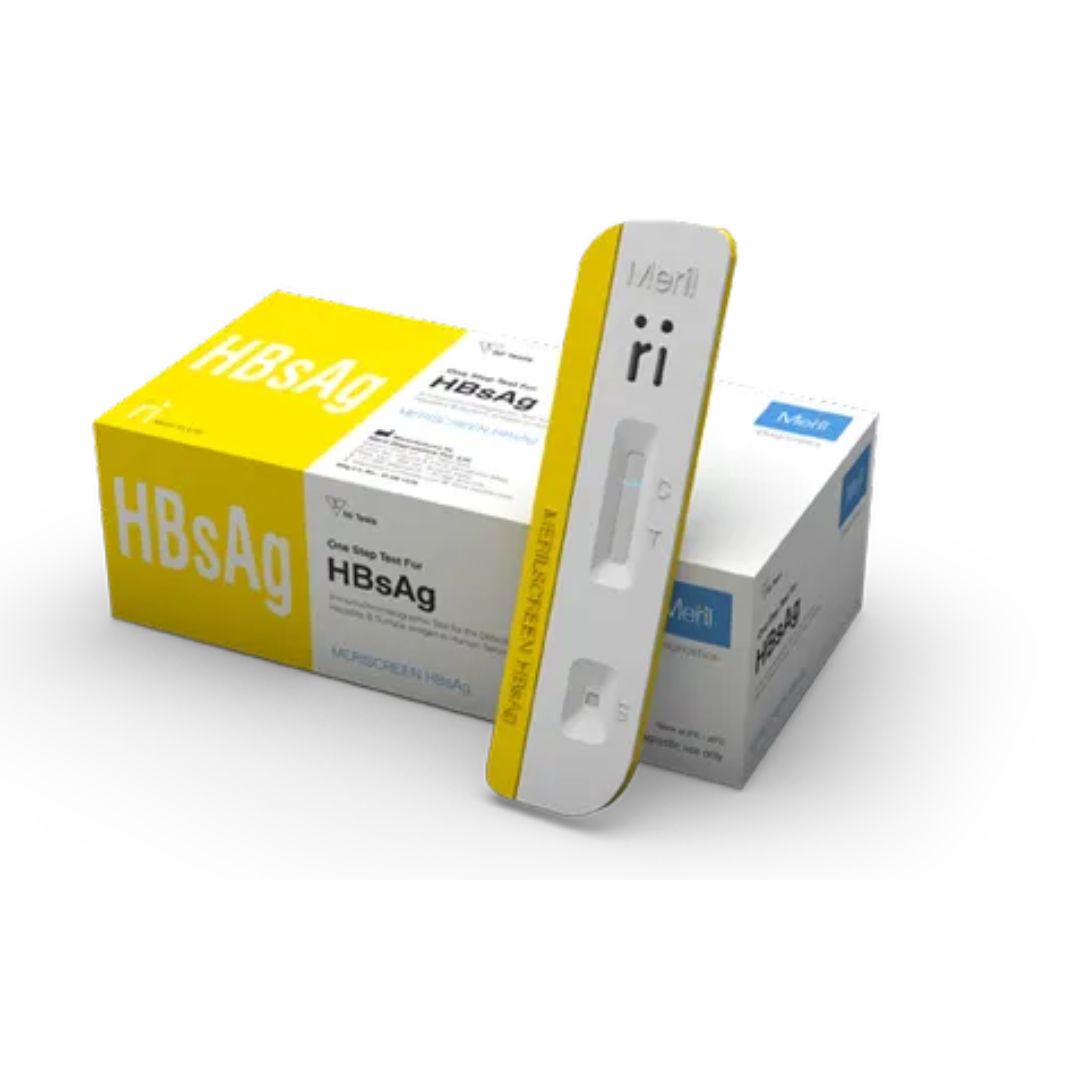 Meril HBsAg Rapid Test Kit pack of 50 Kits