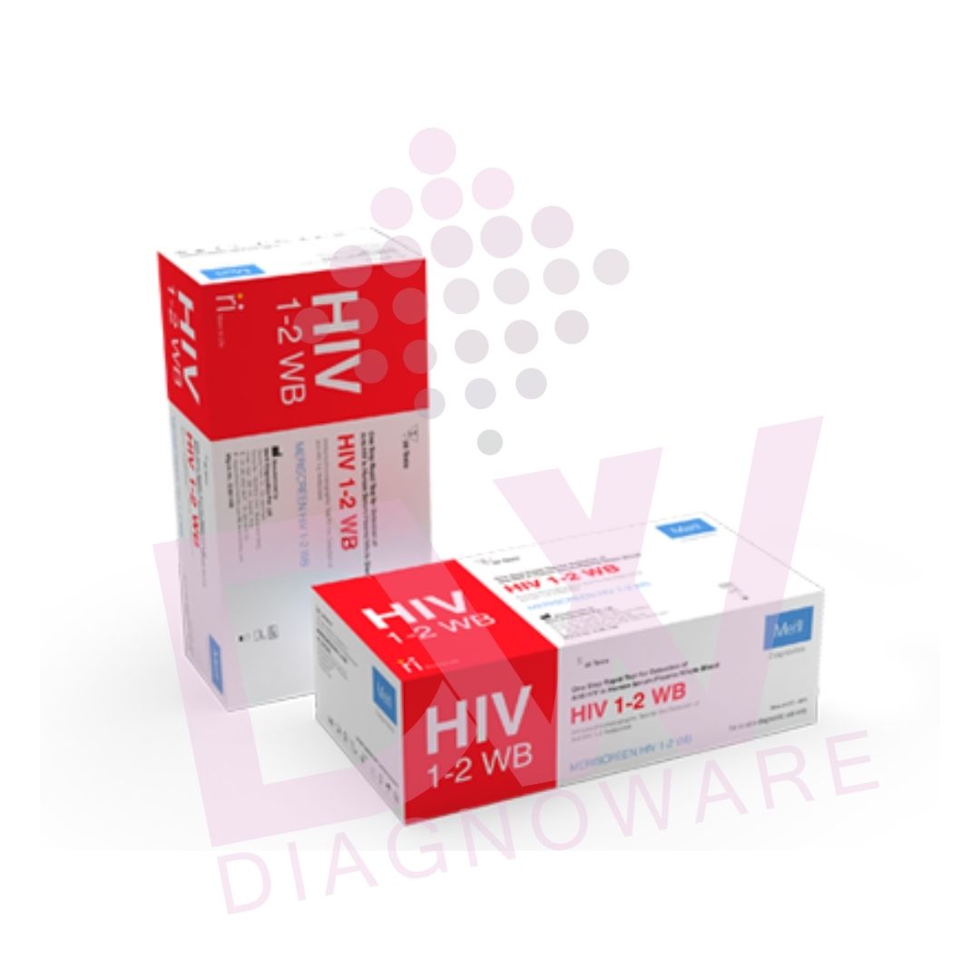 Meril HIV 1+2 WB Diagnostic Kit pack of 50 kits