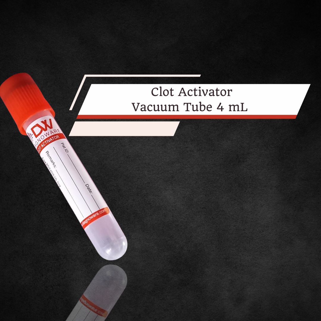 Clot Activator Non Vacuum Blood Collection Tubes pack of 100