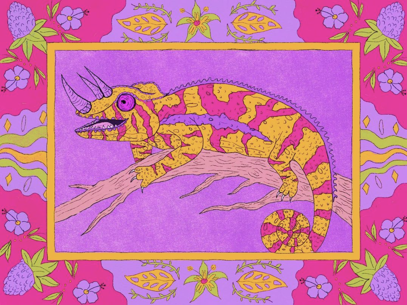 Chameleon - Print