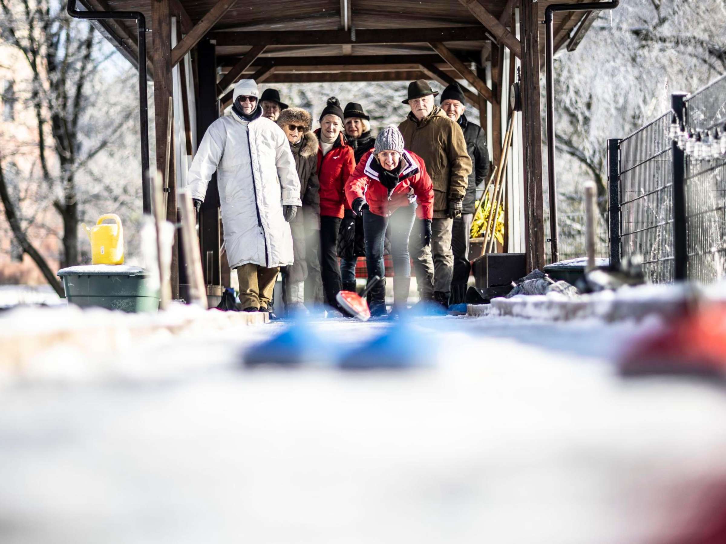 1 Stunde "Mittags" Eisstockschießen