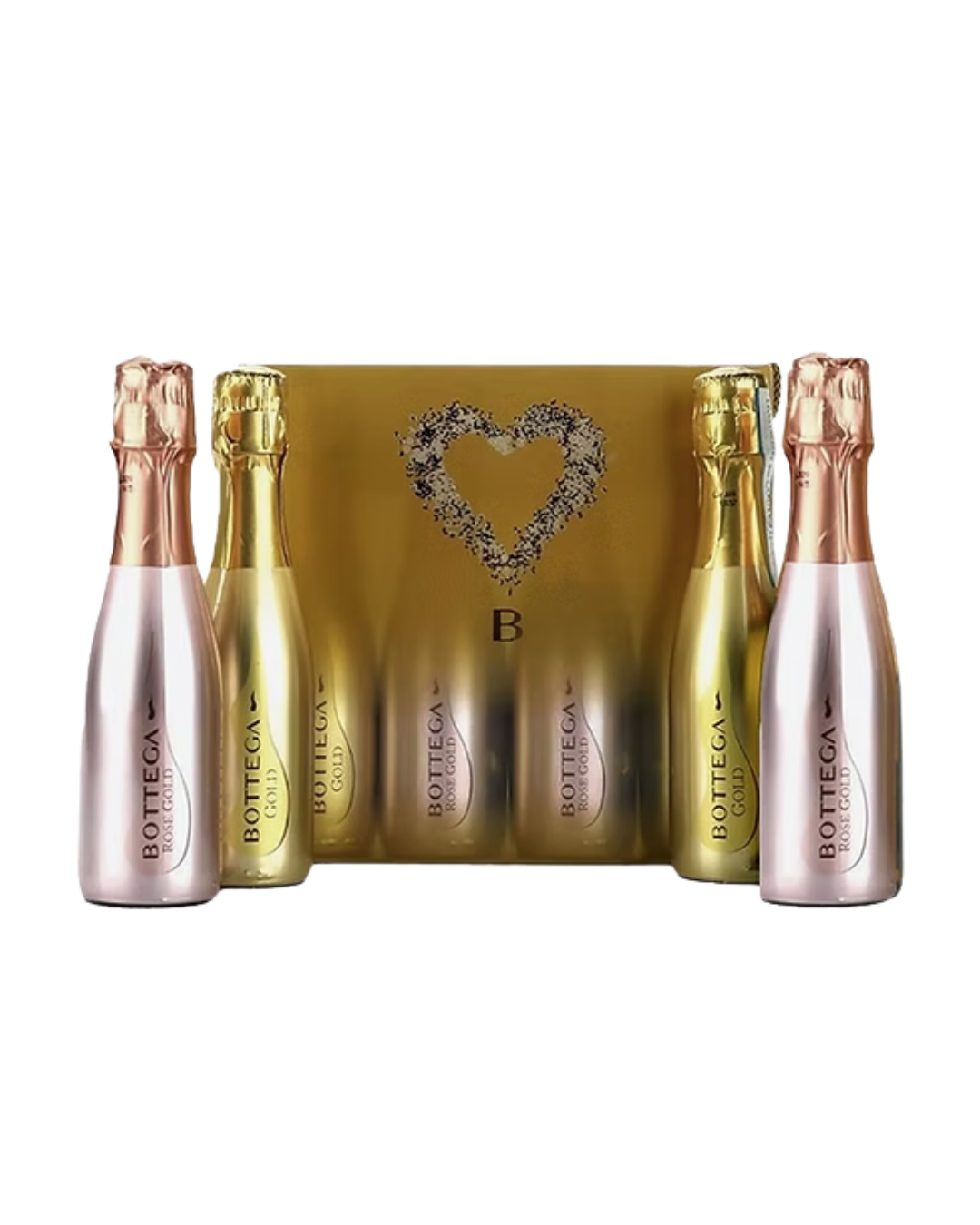 Bottega Prosecco Gold Rose Mini Gift Set (4x20cl)