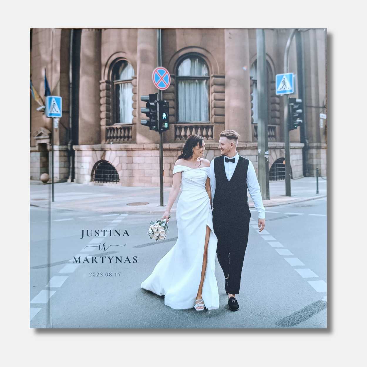 Delux fotoalbumas itin storais lapais, 25x25 formatas