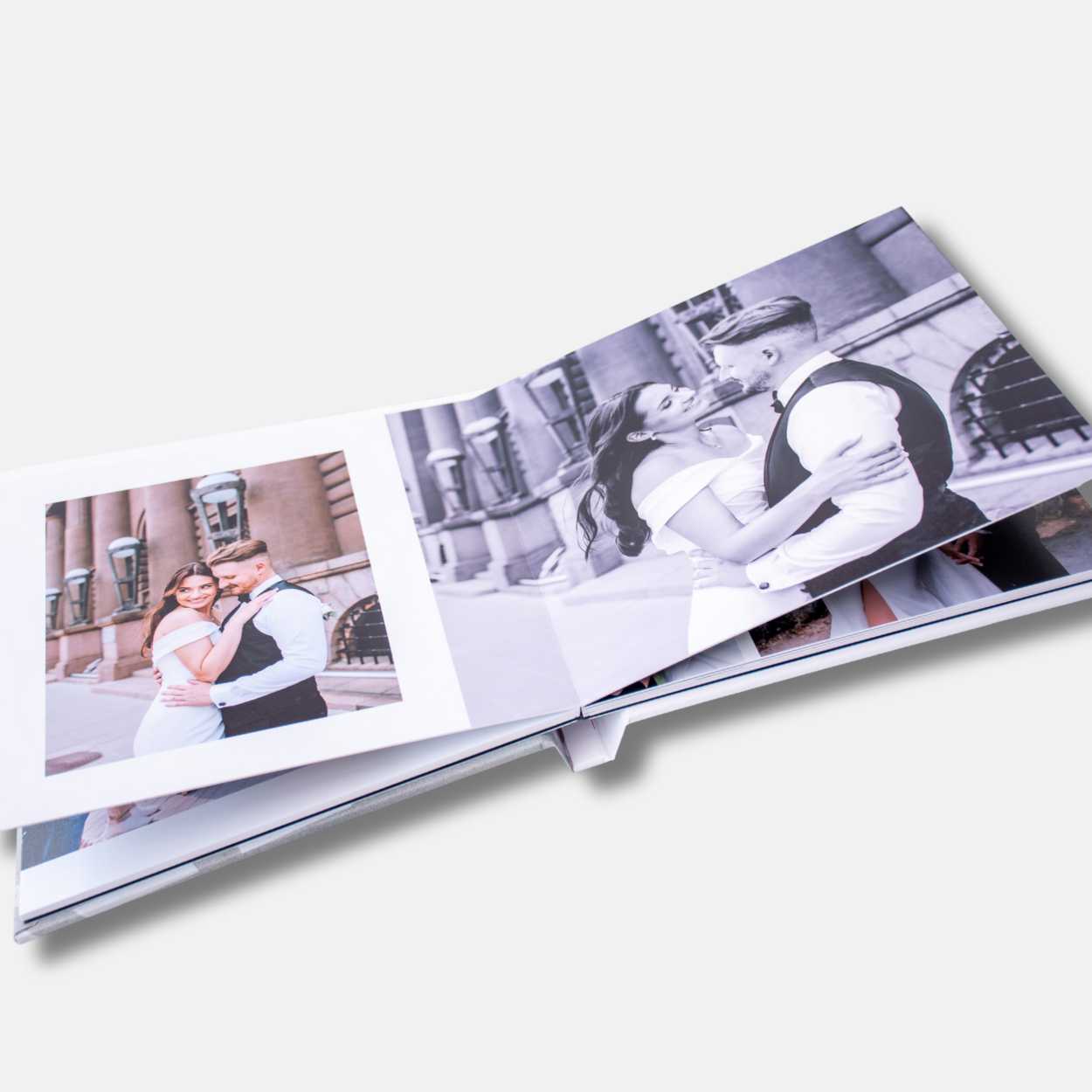 Delux fotoalbumas itin storais lapais, 25x25 formatas