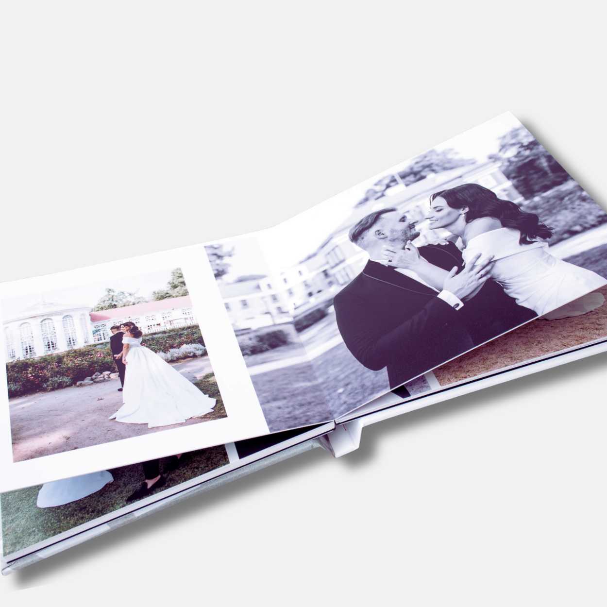 Delux fotoalbumas itin storais lapais, 25x25 formatas