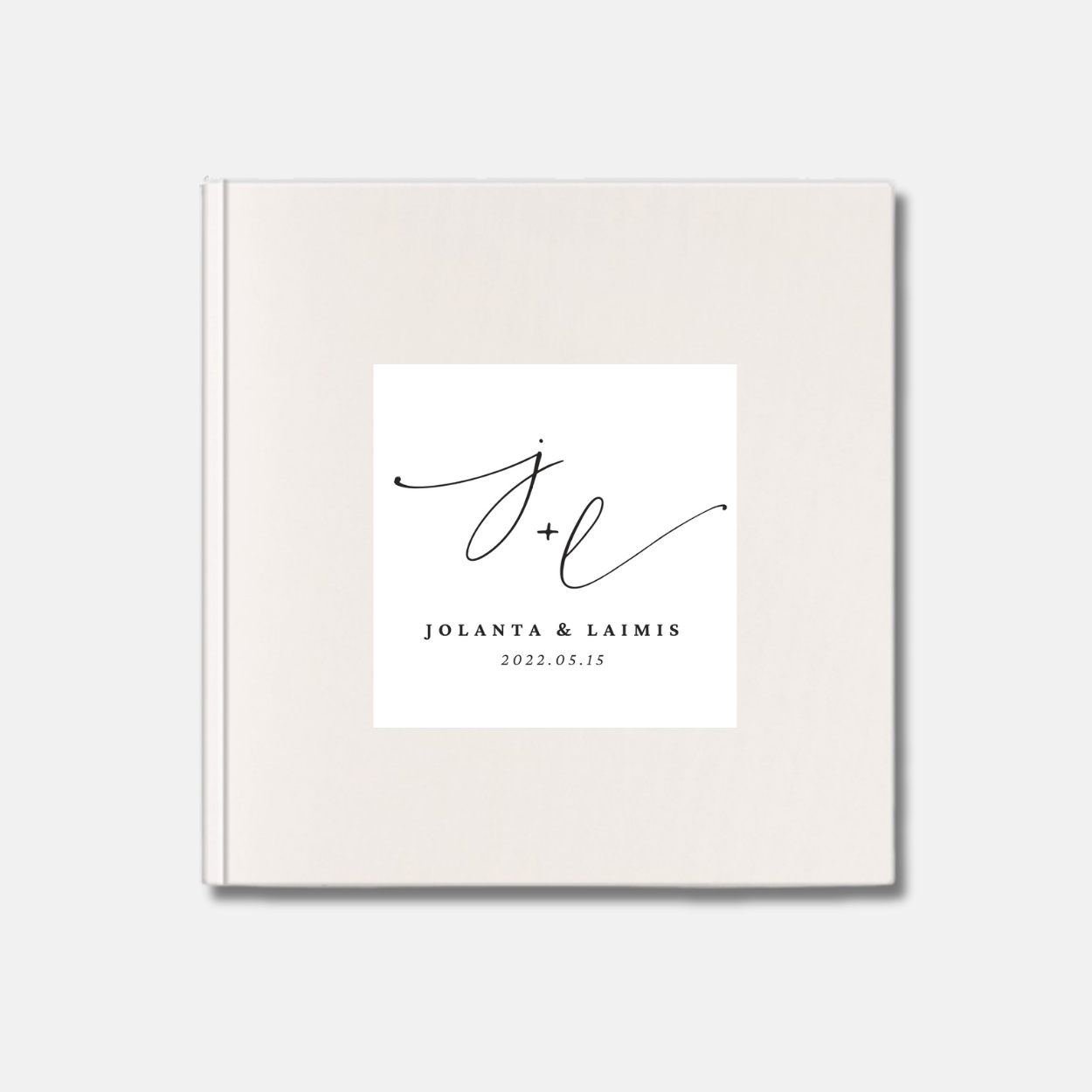 Balta palinkėjimų knyga 20x20 (brokatas)