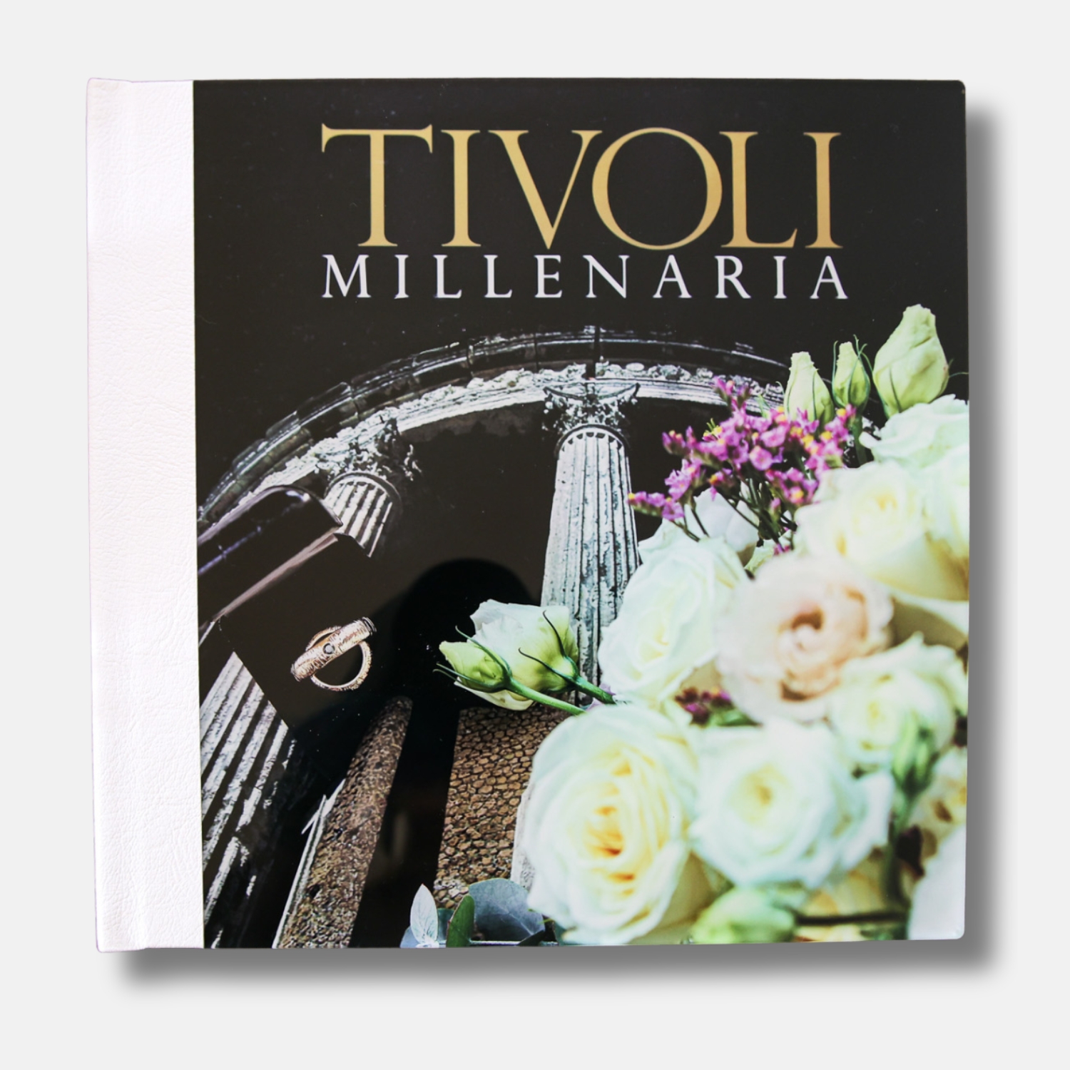 Delux fotolbumas akrilas+balta oda, 30x30 formatas