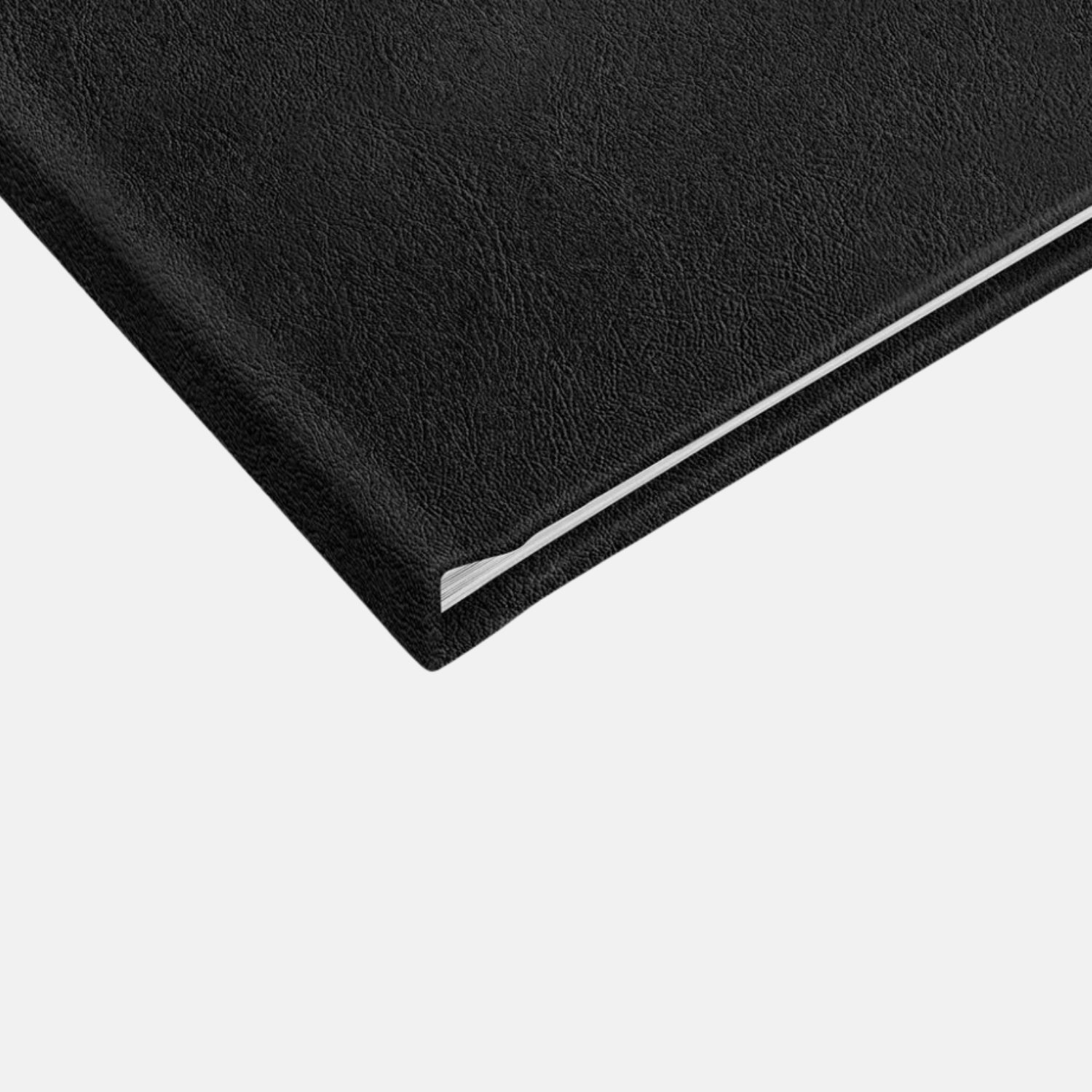 Delux fotolbumas akrilas + juoda oda, 21x21 formatas