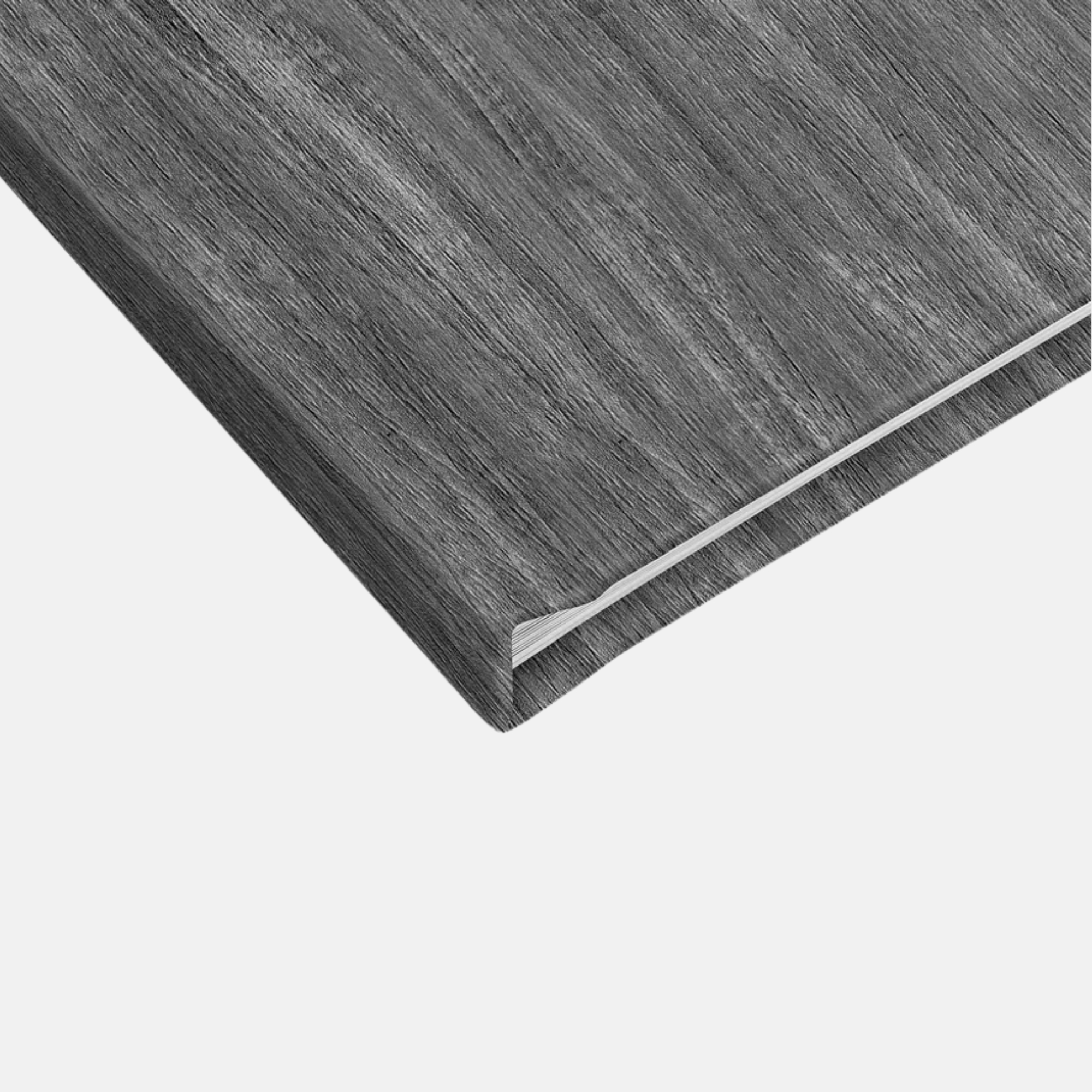 Delux fotolbumas akrilas+pilkas medžio raštas, 30x30 formatas