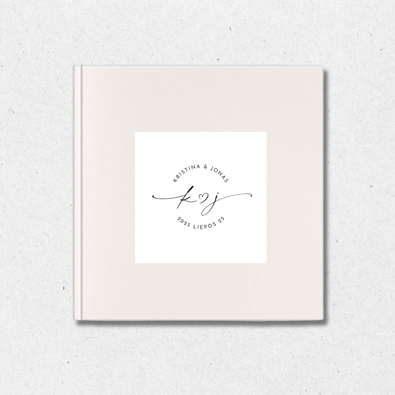 Balta palinkėjimų knyga 20x20 (brokatas)