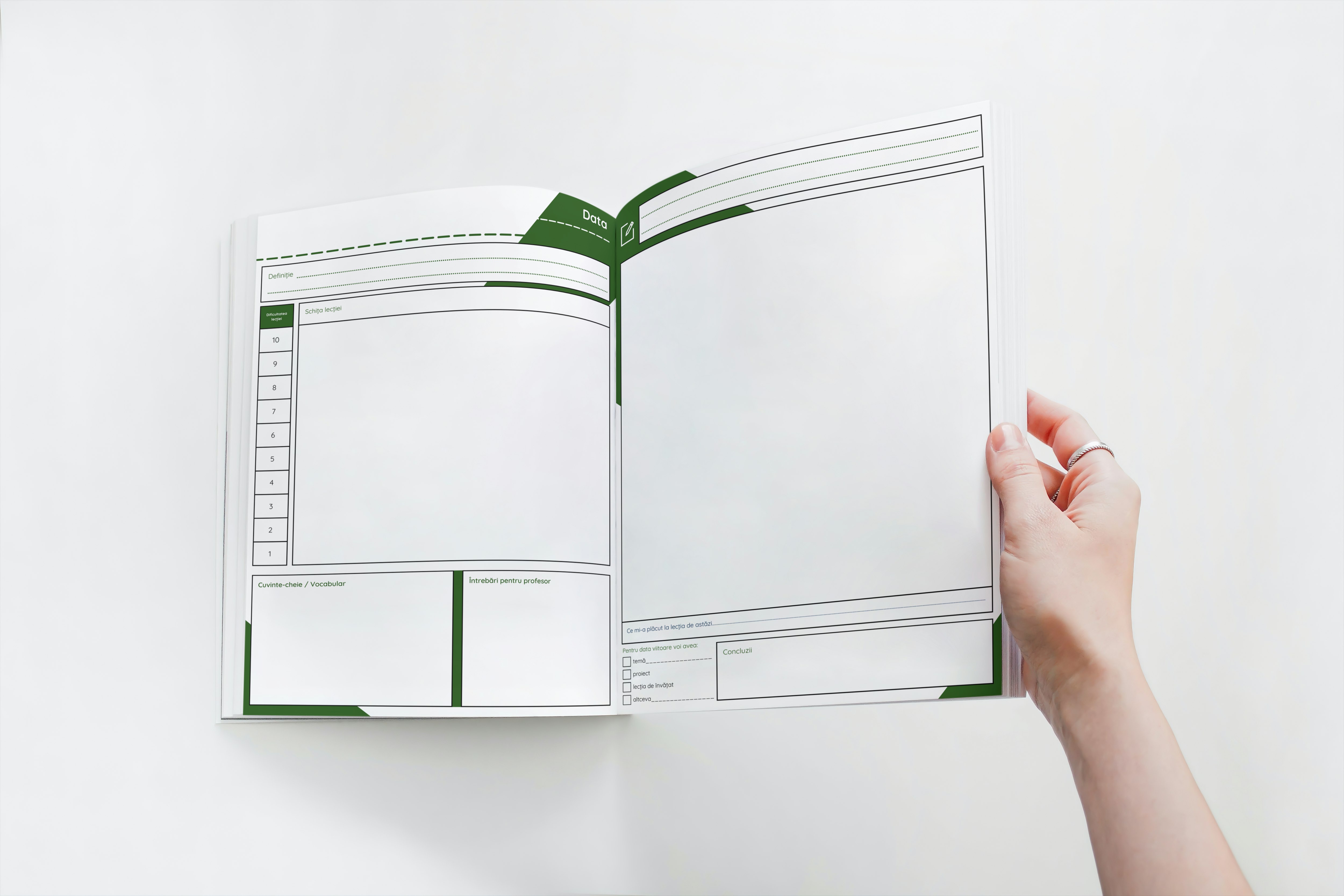 Caiet de biologie BOTANICĂ - organizare lecții